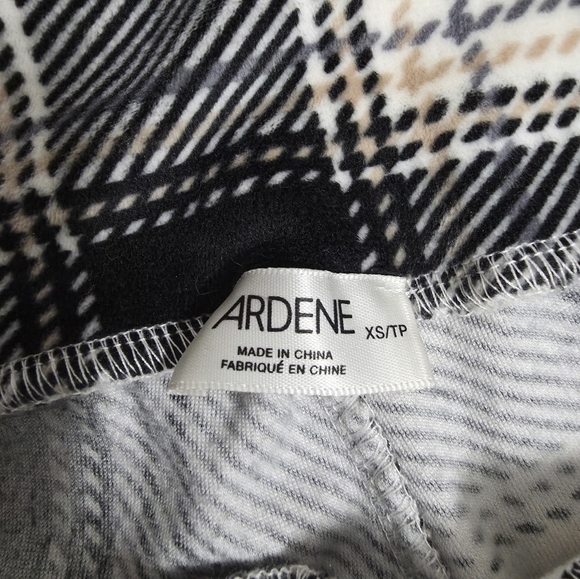 Ardene Black and White Checkered  Leggings - Picture 2 of 4